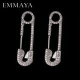 Cz Jewelry Silver Pin Earring Studs for Women