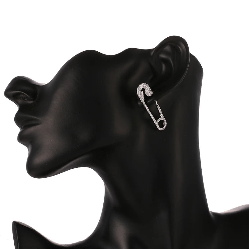 Cz Jewelry Silver Pin Earring Studs for Women