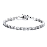 Geometric Brilliant Bracelet with Cubic Zircon - Female Banquet