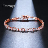 Geometric Brilliant Bracelet with Cubic Zircon - Female Banquet