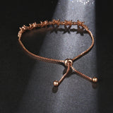 Romantic CZ Jewelry Leaf And Flower Cubic Zirconia Bridal Wedding Bracelets
