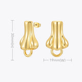 3D Drop Earring Jewelry Gift Pendientes E1222