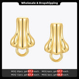 3D Drop Earring Jewelry Gift Pendientes E1222