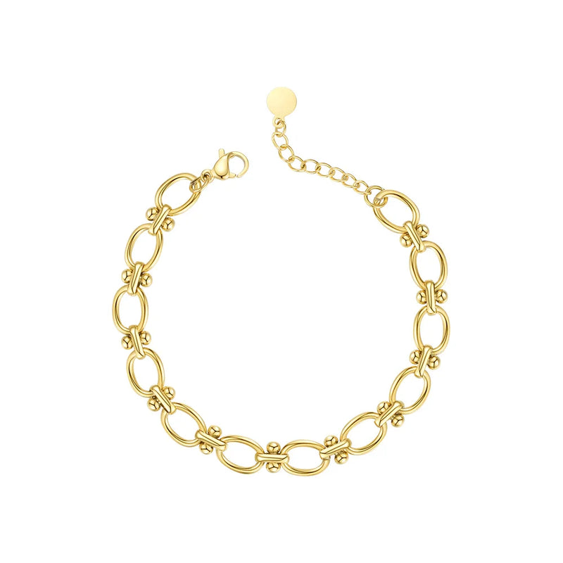 Stainless Steel Beads Bracelet Jewelry Gift for Women