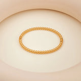 Stainless Steel Buckle Bangle with Steel Ball for Women