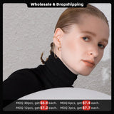 Curve Line Ear Cuff Clip On Earrings for Women E1124