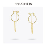 Curve Line Ear Cuff Clip On Earrings for Women E1124