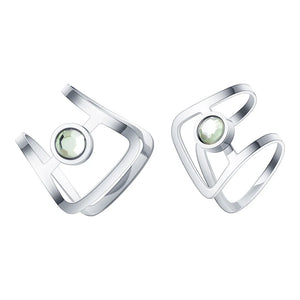 Curving Zircon Earrings Ear Cuff Gift Jewelry