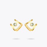 Curving Zircon Earrings Ear Cuff Gift Jewelry