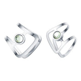 Curving Zircon Earrings Ear Cuff Gift Jewelry
