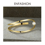 Fish Opening Cuff Bracelet for Women B2019