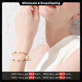 Fish Opening Cuff Bracelet for Women B2019
