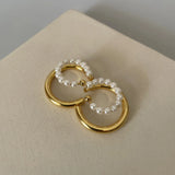 Pearl Ear Cuff Clip Birthday Gift Earrings Jewelry E211276
