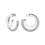 Pearl Ear Cuff Clip Birthday Gift Earrings Jewelry E211276