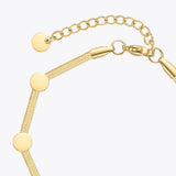 Dot Snake Chain Bracelet Stainless Steel Jewelry
