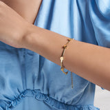 Dot Snake Chain Bracelet Stainless Steel Jewelry