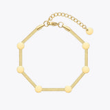 Dot Snake Chain Bracelet Stainless Steel Jewelry