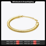 Double Layer Snake Bracelets For Women Bangles Jewelry Gift