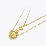 Double-layer Vase Necklace Women Pendant Necklaces P3125