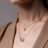 Double-layer Vase Necklace Women Pendant Necklaces P3125