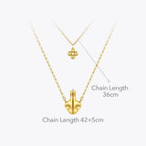 Double-layer Vase Necklace Women Pendant Necklaces P3125