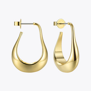 Geometric Irregular Hoop Earrings Water Droplets Earings EC191028