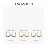 Geometric Irregular Hoop Earrings Water Droplets Earings EC191028