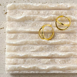 Geometric Piercing Hoop Earrings for Women