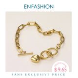 Good Luck Heart Bracelet Stainless Steel Women Jewelry