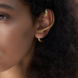 Goth Snake Hoop Earrings Big Animals Earings Jewelry Gift E211230