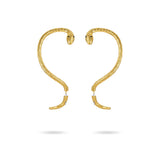 Goth Snake Hoop Earrings Big Animals Earings Jewelry Gift E211230