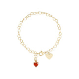 Heart Pendant Bracelet Stainless Steel Jewelry Birthday