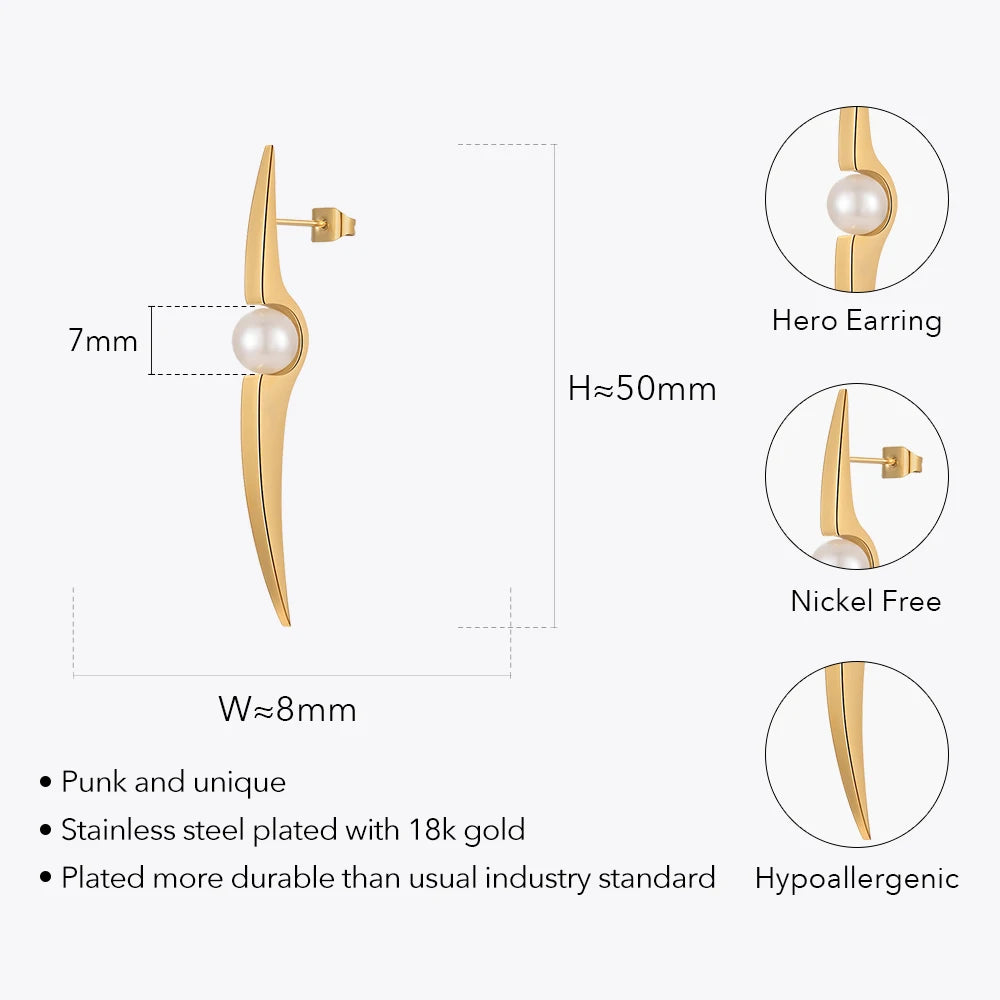 Stainless Steel Earrings for Women Jewelry Party E221422