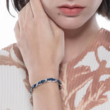Dark Knit Bracelet Stainless Steel Pulseras
