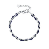 Dark Knit Bracelet Stainless Steel Pulseras