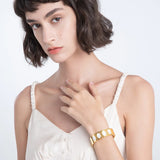 Natural Shell Bracelet For Women Stainless Steel Pulseras Gift B2227