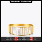 Natural Shell Bracelet For Women Stainless Steel Pulseras Gift B2227