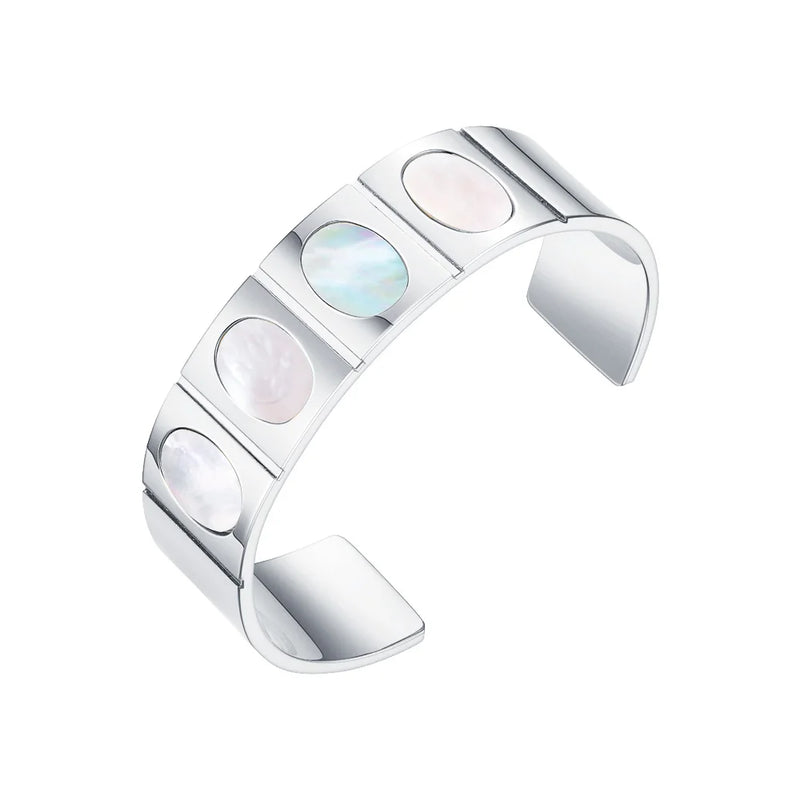 Natural Shell Bracelet For Women Stainless Steel Pulseras Gift B2227