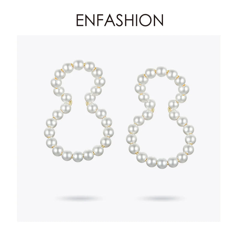 Pearl Ear Cuff Clip On Earrings Big Earcuff Earrings Without Piercing