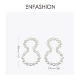 Pearl Ear Cuff Clip On Earrings Big Earcuff Earrings Without Piercing