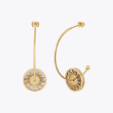 C Shape Shell Earrings Stainless Steel Earrings