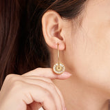 C Shape Shell Earrings Stainless Steel Earrings