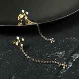 Four Leaf Luck Drop Earrings For Women Engagement Jewelry