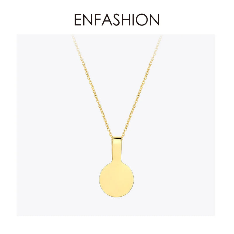 Personalized Engraved Name Necklace Stainless Steel Pendant Necklaces