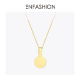 Personalized Engraved Name Necklace Stainless Steel Pendant Necklaces
