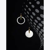 Circle Earrings for Women Stainless Steel Hoops Hollow Earings