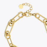 Pin Shape Bracelet Femme Stainless Steel Gothic Jewelry