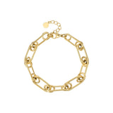 Pin Shape Bracelet Femme Stainless Steel Gothic Jewelry