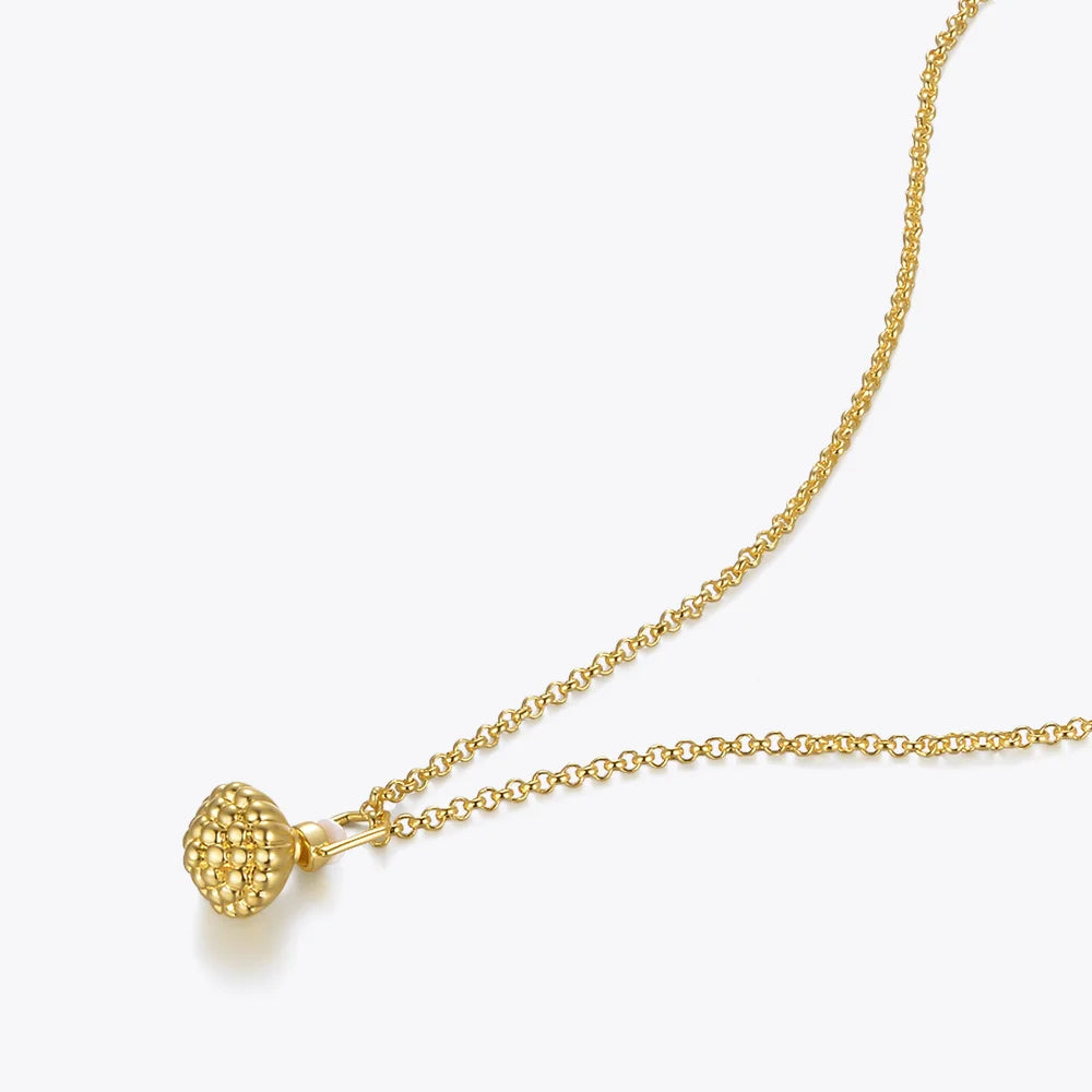 Vintage Pinecone Pendant Necklace for Women