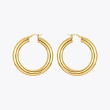 Pipe Hoop Earrings For Women Piercing Earings Boucle Oreille Femme E211289